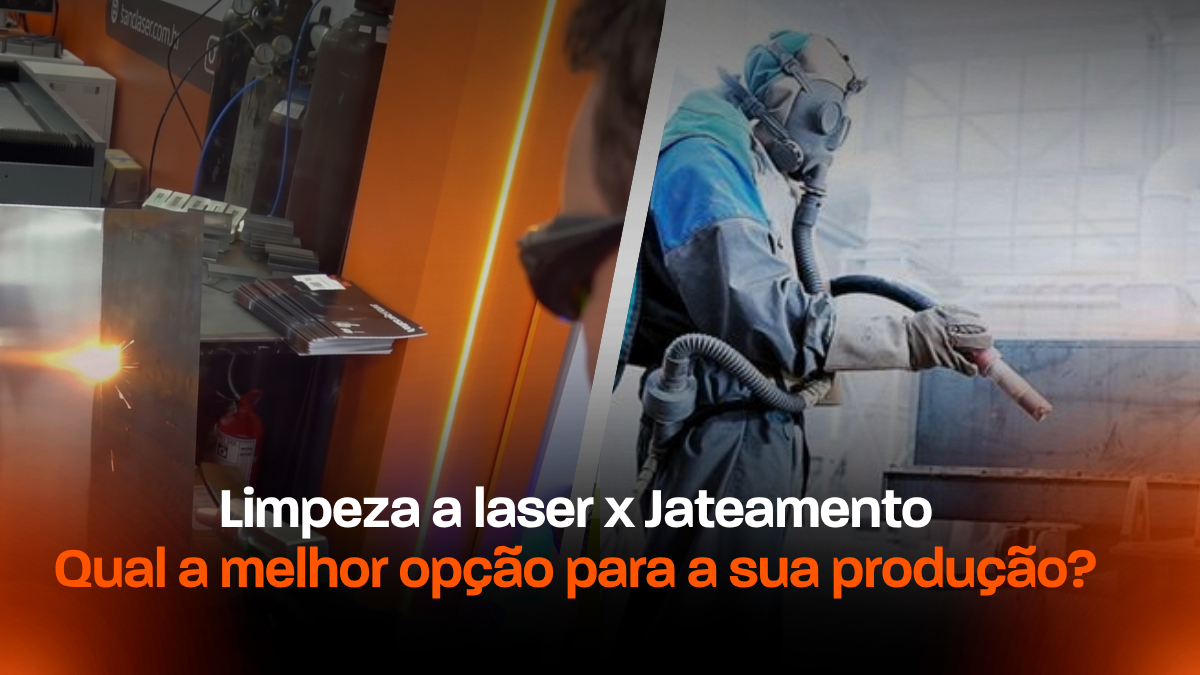 Limpeza a laser vs jateamento na indústria: qual a melhor opção para a produção