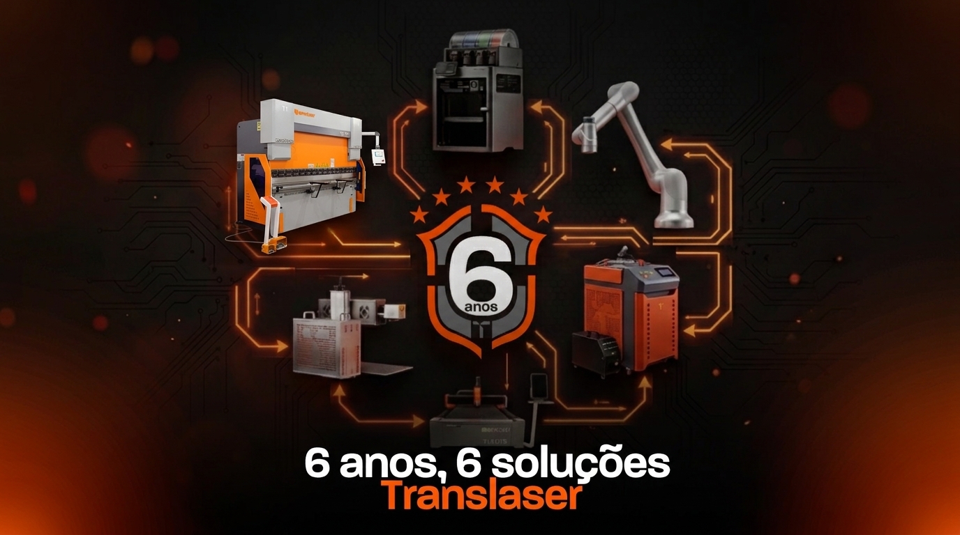 Translaser: 6 soluções industriais em máquinas a laser, automação e impressão 3D reunidas, marcando os 6 anos da empresa